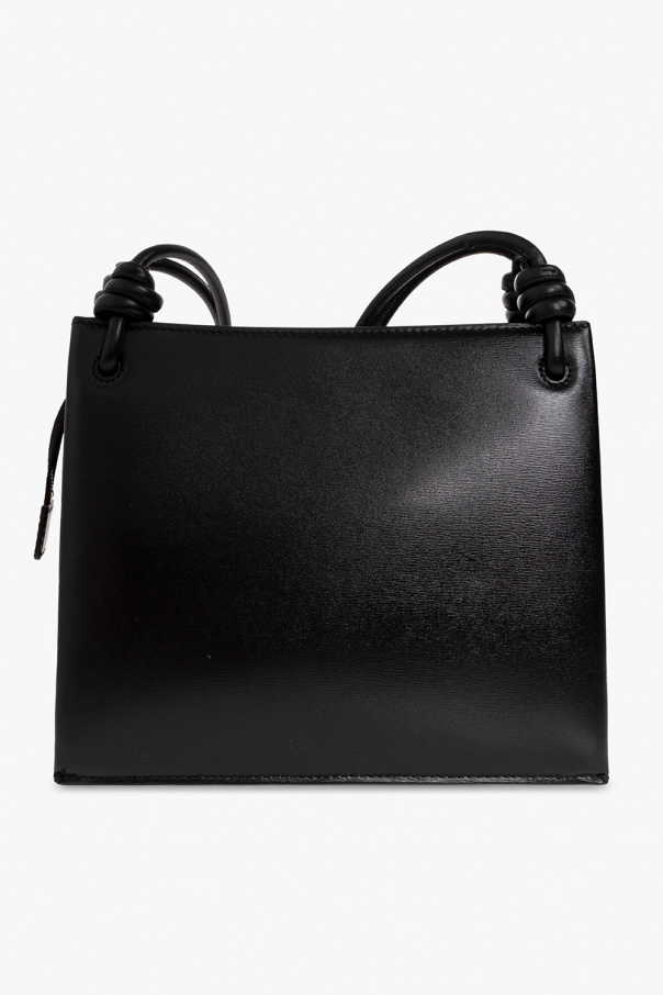 VIP【送料無料・関税込み】Jil Sander Black Giro Shoulder Bag SchaferandweinerShops VG - jil sander spread collar short